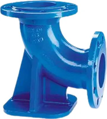 Produktbild von Tiroler Rohre TRM-QN-Stück, 90 Grad, DN 80, Fl., gebohrt, PN10/16, 1 Stk.