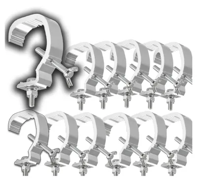 Produktbild von Bühnenscheinwerferhaken, verstellbares Design, langlebige Aluminiumkonstruktion, 12PCS
