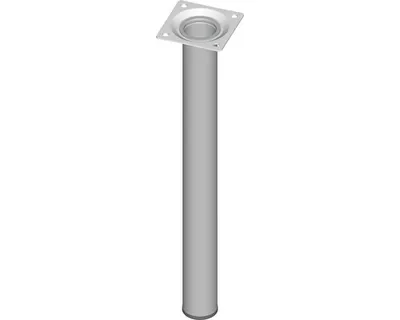 Obrázek produktu pro Nábytková noha - ⌀ 30 mm, stříbrná
