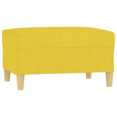 Obrázok produktu pre vidaXL Podnožka Light Yellow 70x55x41 cm Látka