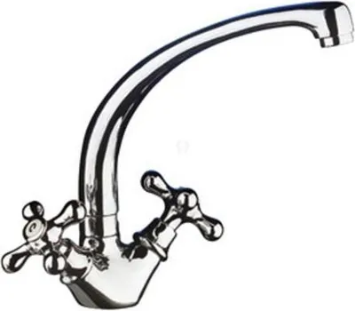 Produktbild von Demm Waschtischarmatur Zweigriff Sterling Nostalgie Farbe: bronze 2430 045 x 2430, 04531.005.X