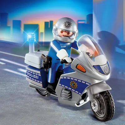 Produktbild von PLAYMOBIL 4261 Motorradpolizist