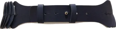 Produktbild von 7658V cintura donna SUOLI blue pelle leather belt woman