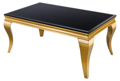 Immagine prodotto di Tavolino da salotto 100 cm in vetro dorato, design moderno per il soggiorno. ACQUISTA ORA