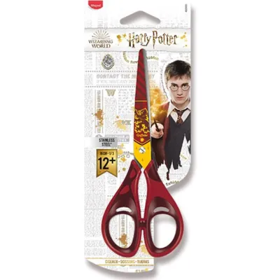 Obrázek produktu pro Maped Schere HARRY POTTER TEENS spitz 160 mm rot Klingen aus rostfreiem Stahl