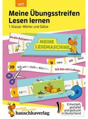 Immagine prodotto di Meine Übungsstreifen Lesen lernen - 1. Klasse: Wörter und Sätze