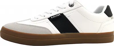 Image de hommes s.Oliver chaussures de sport à lacets blanc, taille 42