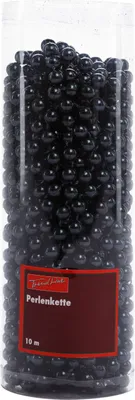 Produktbild von TrendLine Perlenkette bruchfest, langlebig 10 m schwarz