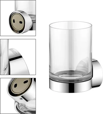Produktbild von KEUCO REVA Glashalter, Echtkristallglas, 12850019000