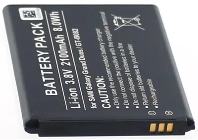 Zdjęcie produktu dla Bateria do telefonu Samsung GT-I9080, litowo-jonowa, 3,8 V, 2100 mAh, czarna.