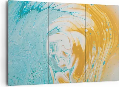 Produktbild von Bild auf Leinwand - Leinwandbild - 3 Teile - Abstraktion verschüttet Farben - 165x110cm - Wand Bild - Wanddeko - Wandbilder - Leinwanddruck - Bilder - Wanddekoration - Leinwand bilder - CE165x110-4742