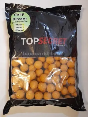 Produktbild von Top Secret Carp Dream Boilie Buttervanille 1kg20mm