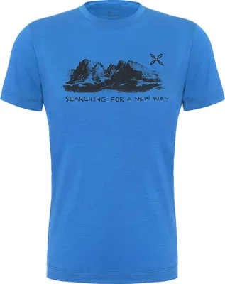 Produktbild von Montura PEAKS MERINO T-SHIRT (MTGC27X) - Herren Merino-T-Shirt, Farbe:850-B.BLUE, Größe:M