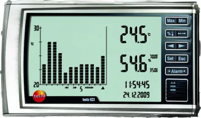 Produktbild von testo - 623 - 0560 6230 - Thermo-Hygrometer zur Messung von Luftfeuchtigkeit und Temperatur