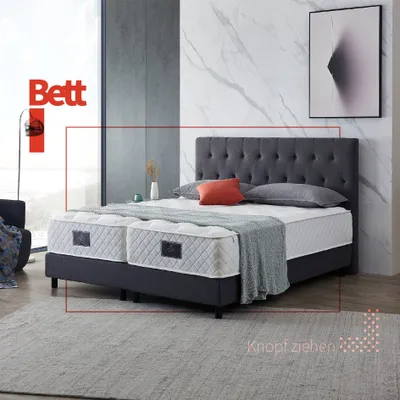 Produktbild von Boxspringbett Modell 211 mit Taschenfederkernmatratze