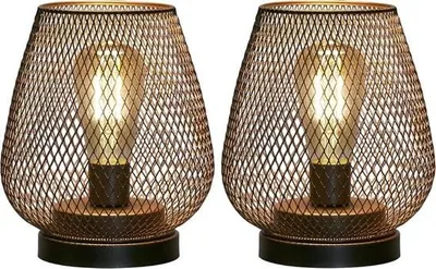 Productafbeelding van LED-kaarsverlichting (op batterijen) – set van 2 – Warmwit kaarslicht – Sfeervolle decoratie voor slaapkamer, woonkamer en Valentijnsdag – Inclusief afstandsbediening en timerfunctie