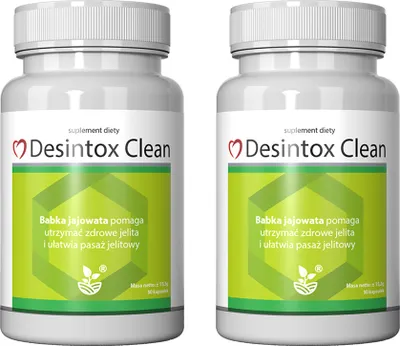 Zdjęcie produktu dla Desintox Clean Babka Jajowata Czystek Rzepik Babka Płesznika - Zioła 60 Kap