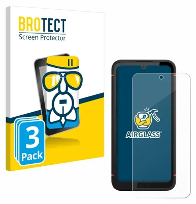 A product packaging for screen protectors and a smartphone with a screen protector applied.