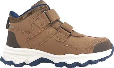 Imagen del producto de Zapatos para niños, botas para chicos, impermeables, botas con cordones, color marrón, para uso casual
