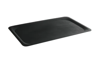 Produktbild von HENDI Serviertablett rechteckig 20x28 cm Fiberglas schwarz