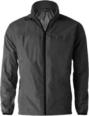 Produktbild von Regenjacke Let`s Go schwarz XXL wasserdicht winddicht leicht mit Kapuze und Reißverschlusstaschen