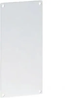 Produktbild von Hager Endplatte für Brüstungskanal BRAP 65x130mm, Aluminium natureloxiert, 1 Stk.