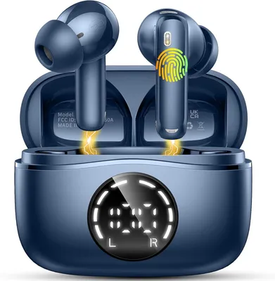 In Ear Kopfhörer mit 4 ENC Noise Cancelling Mikrofon Earbuds, 48H Spielzeit, HiFi Stereo, IP7 Wasserdicht Ohrhörer Bluetooth 5.4