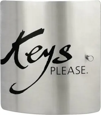 Produktbild von Schlüsselschrank Burg Wächter 6205/10 Ni KEYS PLEASE, Edelstahl, 10 Haken, Verstellbarer Magnetverschluss