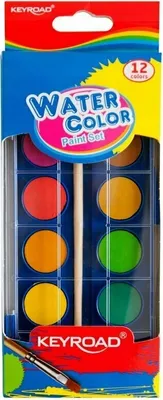Immagine prodotto di KEYROAD colori ad acquerello con pennello 12 colori