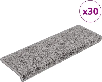 Produktbild von Stufenmatten 30 Stk. 65x21x4 cm Grau Rechteckiger Rand