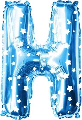 Produktbild von Oblique Unique Folien Luftballon Buchstabe H Kinder Geburtstag Baby Shower Party Deko Ballon - blau