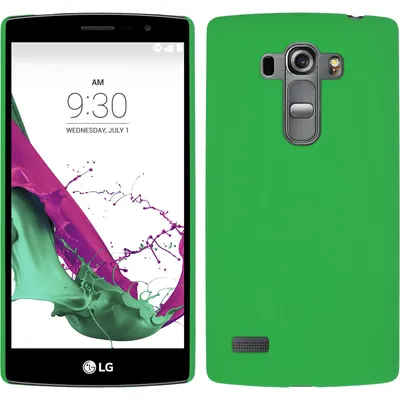 Produktbild von PhoneNatic Case kompatibel mit LG G4s / G4 Beat - Hülle grün gummiert Hard-case Cover