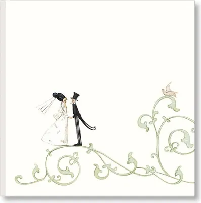 Produktbild von Edel-Gästebuch Motiv Hochzeit Arabesk