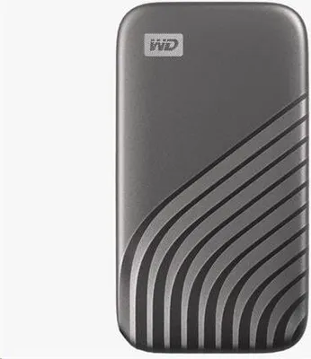 Obrázok produktu pre Western Digital My Passport, 1 TB, USB Typ-C, 3.2 Gen 2 (3.1 Gen 2), 1050 MB/s, Ochrana heslom, Šedá
