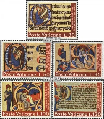 Produktbild von Briefmarken Vatikanstadt 1972 Mi 605-609 (kompl.Ausg.) postfrisch Sondermarken