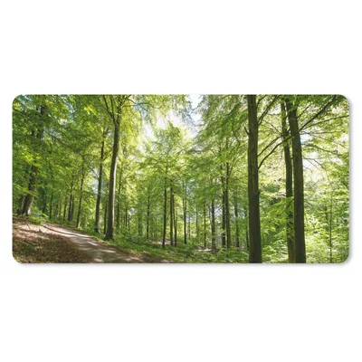 Obrázek produktu pro Podložka pod myš - Les - Slunce - Strom - 80x40cm - Podložka pod myš
