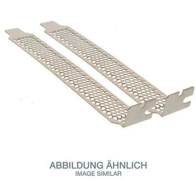 Produktbild von InLine Slotblech perforiert, 2er Pack, Silber, 20 mm, 120 mm, 11 mm, 14 g, 2 Stück(e)