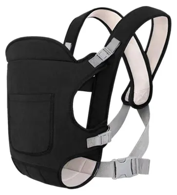Produktbild von Tragetuch Baby geborene – Babytrage ab Geburt bis 15 kg – Ergonomische Babytrage für geborene und Babys – Verstellbare Bauchtrage – Schwarz