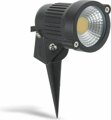 Produktbild von CHILITEC LED-Gartenleuchte CT-GS5 COB, EEK: F, 5 W, 430 lm, 2900 K, schwarz