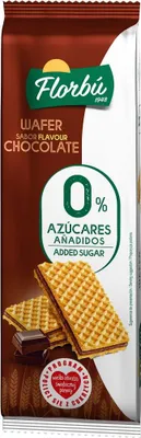 WAFELKI Z KREMEM KAKAOWYM BEZ DODATKU CUKRÓW 150 g - FLORBU