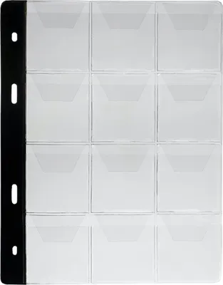 Produktbild von MC.Sammler 10 Stk Münzenhüllen Münzhüllen Münzblätter für Münzen bis 43mm Durchmesser z.B für 10 Euro, 20 Euro, 10 DM Münzen