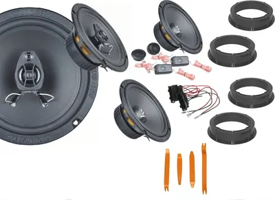 Produktbild von Ground Zero Set für VW Passat B5 BJ 96-05 Tür Vorn Hinten 540 W Bügel