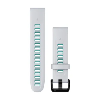 Immagine prodotto di Garmin 010-13279-07 Cinturino in silicone Quickfit 20 mm pietra bianco/acqua