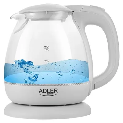 Glaskanne Wasser 1 l, 1100 W, LED-Beleuchtung, BPA-frei