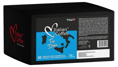 Zdjęcie produktu dla Top Deka kapsułki do Lavazza Espresso Point (kawa bezkofeinowa) - 50 kapsułek