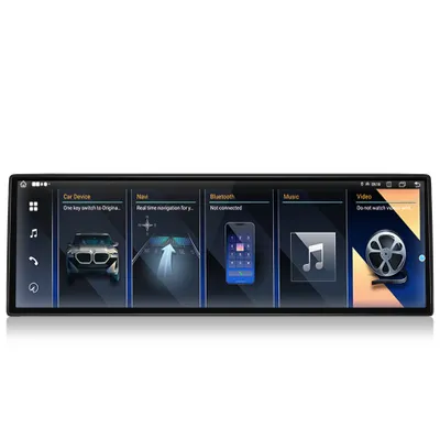 Image de 14.9 "Android 13 Autoradio Carplay Für BMW 5 Series E60 3 Series E90 2004-2010 CCC GPS Nav WIFI 4G BT DAB+ SWC 8-Kern 4GB+64GB