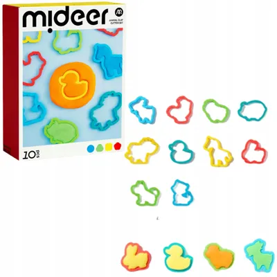 Produktbild von Mideer Tiermotive Knetförmchen Set 10 Stück
