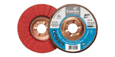 Produktbild von LUKAS Fächerscheibe SLTT Ceramic Ø 125 mm Körnung 40 flach - A27201250400050A