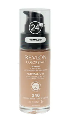 Obrázok produktu pre Revlon ColorStay, Flakón s pumpičkou, Tekuté, Suchá koža, Normálna pleť, Béžová, Medium Beige, 30 ml