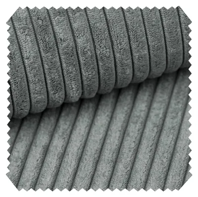 Produktbild von novely® PORTO - Polsterstoff in Breitcord-Optik - Ultraweicher Möbelstoff - Pflegeleichte Meterware 1 lfm - Farbe: 60 Graphit